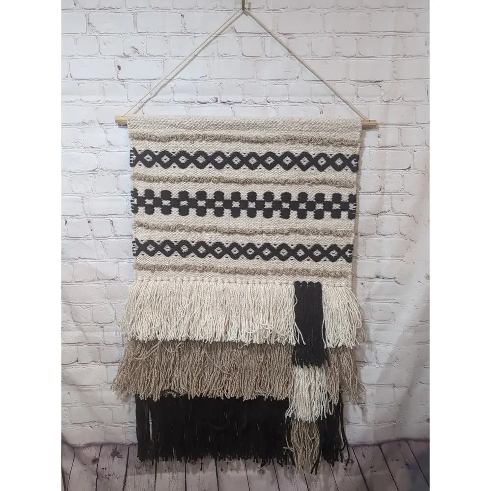 Woven Tapestry Hanging Wall Art Boho Decor Tribal Earthie 23
